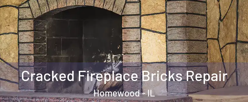  Cracked Fireplace Bricks Repair Homewood - IL