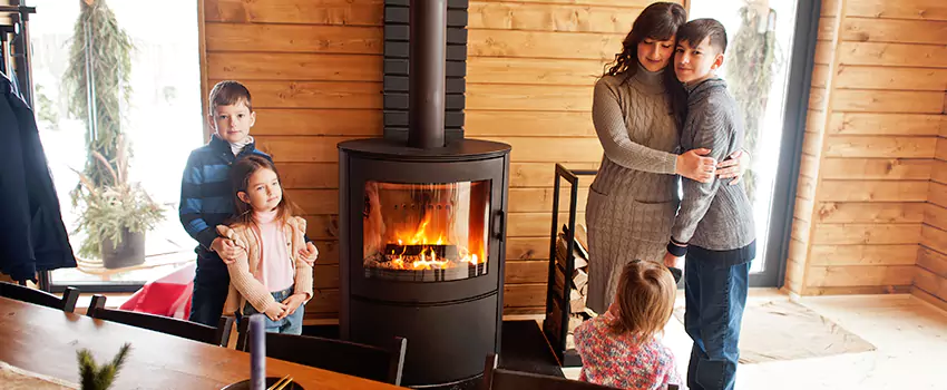 Morso Cast Iron Fireplace Insert Installation in Homewood, Illinois