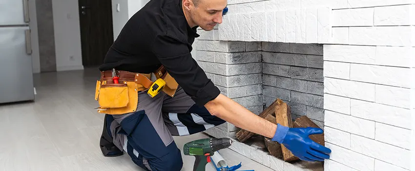 Fireplace Damaged Damper Frame Repair Services in Homewood, Illinois