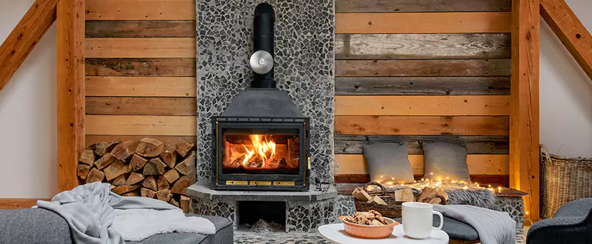 Thelin Hearth Products Direct Vent Gas Stove Fireplace Inspection in Homewood, Illinois